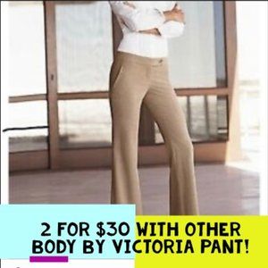 Body by Victoria Kate Fit Bootcut Tan Pants - Size 8